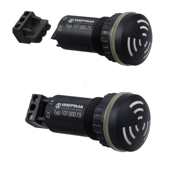 Sygnalizator akustyczny ciągły 4mA 80dB 230V AC 107.000.68