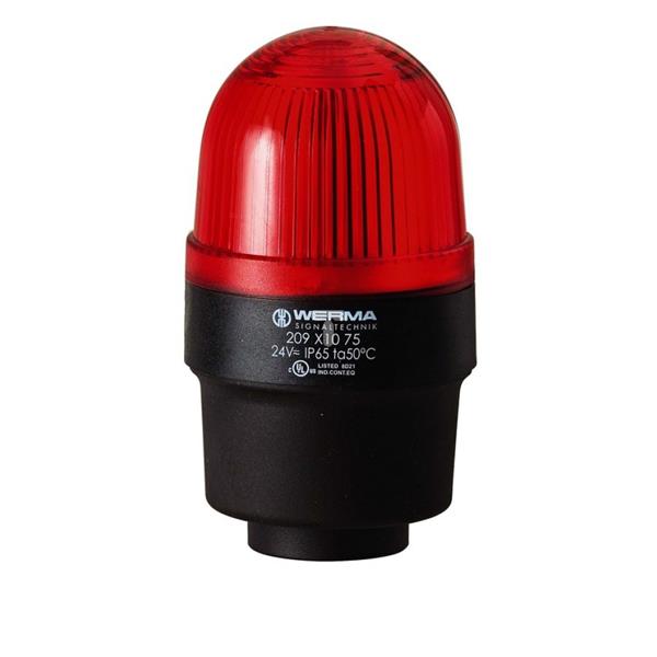 Sygnalizator świetlny czerwony 230V AC LED stały IP65 209.110.68