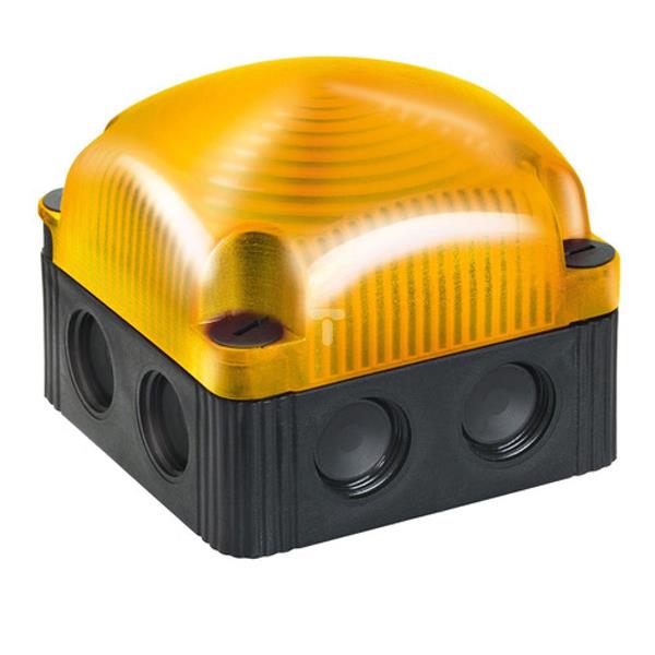Sygnalizator ostrzegawczy żółty 12V DC LED stały IP66 853.300.54