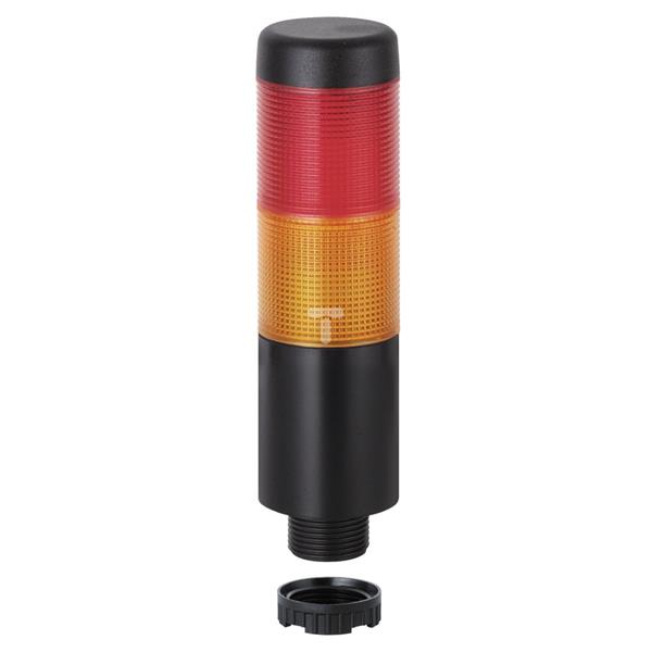 Kolumna sygnalizacyjna żółta/czerwona LED światło stałe 24V AC/DC IP65 Kompakt 37 698.130.75