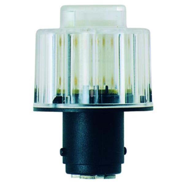 Lampa żółta LED BA15d 24V AC/DC 956.300.75