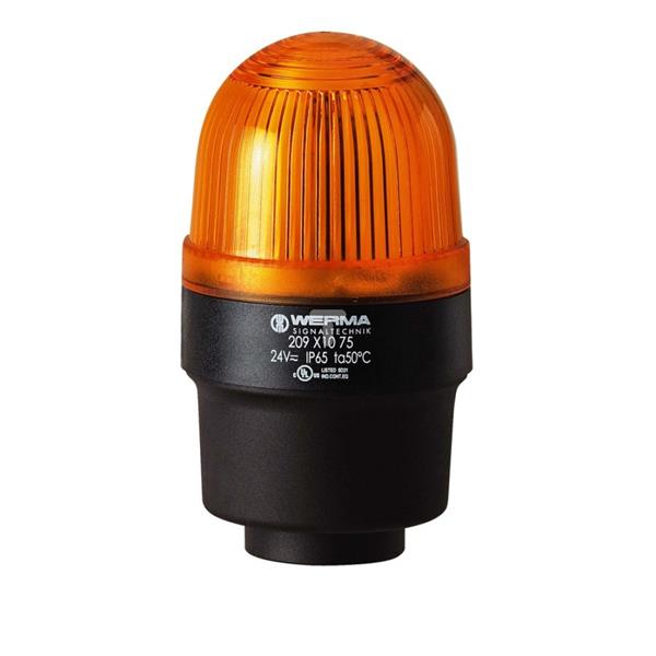 Sygnalizator świetlny żółty 230V AC błyskowy IP65 209.320.68