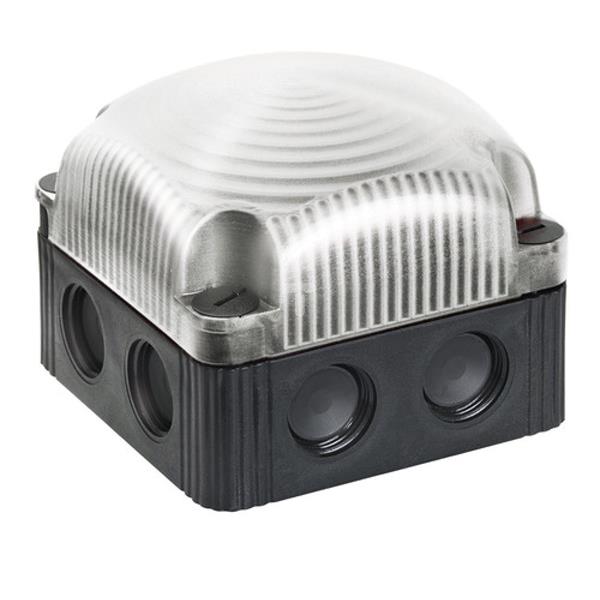 Sygnalizator ostrzegawczy przezroczysty 115-230V AC LED stały IP66 853.400.60