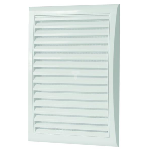 Kratka wentylacyjna z siatką 172x247mm biała WPFMV127WH