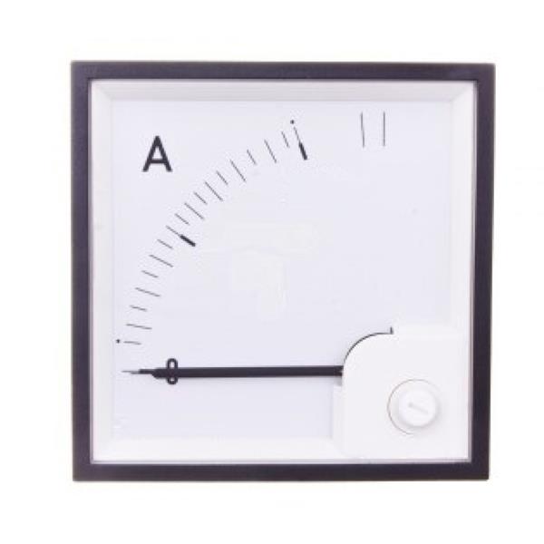 Amperomierz analogowy tablicowy 25A klasa 1,5 48x48mm EQ48 004805337