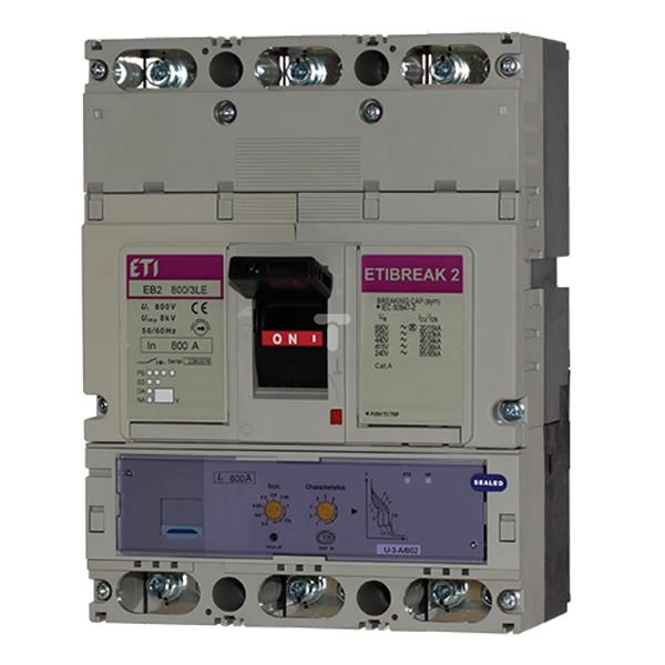 Wyłącznik mocy 3P 800A 50kA /wyzwalacz elektroniczny/ EB2 800/3LE 004672180