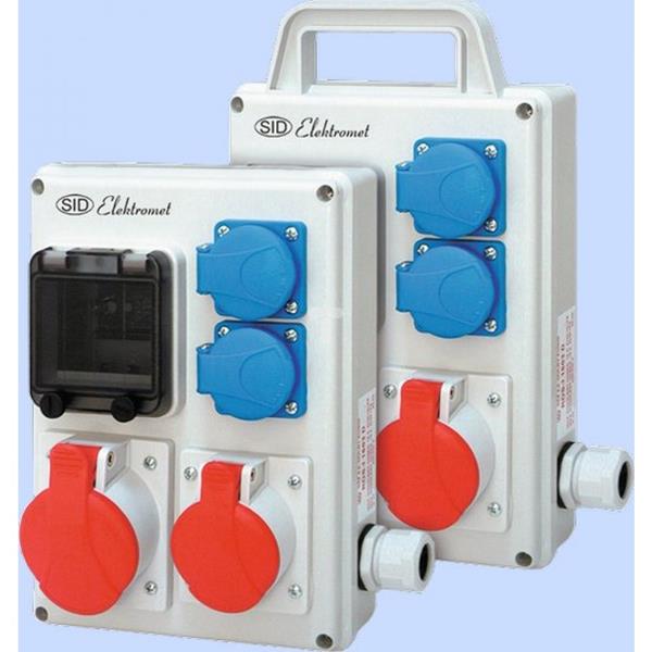 Rozdzielnica stacjonarna 32A 3P+N+Z 400V, 16A 3P+N+Z 400V, 2x16A 2P+Z 250V RPK-2 940053
