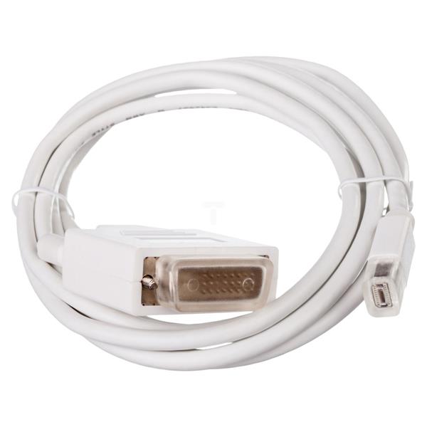 Kabel adapter miniDisplayPort 1.1a Typ miniDP/DVI-D(24+1), M/M biały 2m