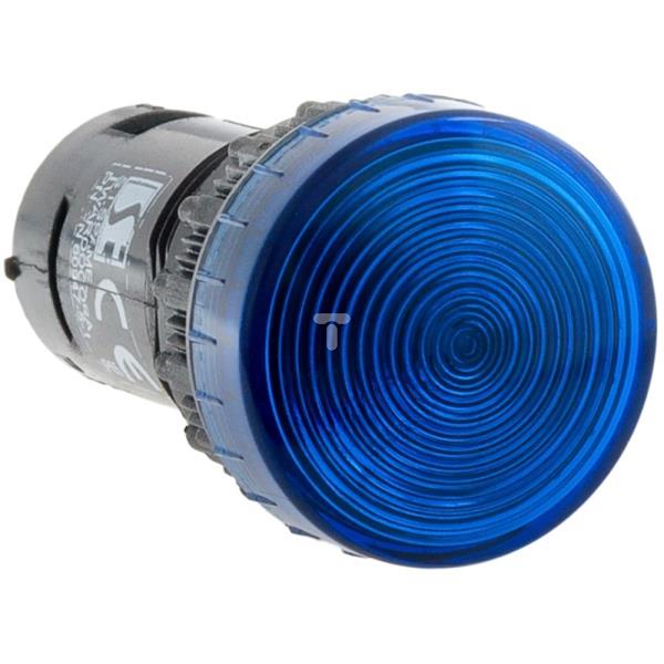 Lampka kompaktowa niebieska PK22-LN-24-LED AC/DC