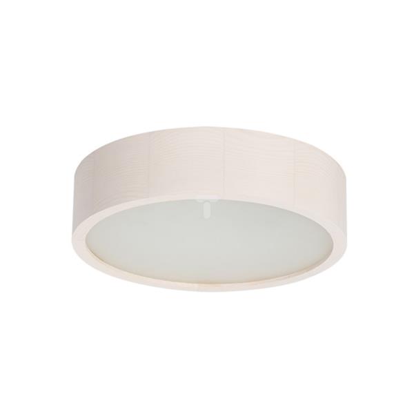 Plafoniera 1x60W E27 kl.I 220-240V IP20 JASMIN 270-W biały dąb 23123