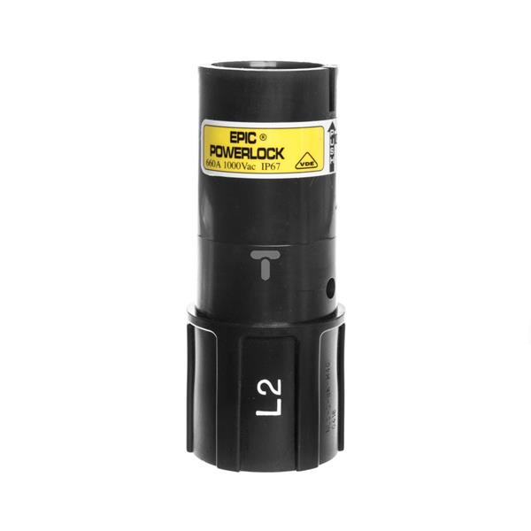 Obudowa gniazda przenośna EPIC POWERLOCK D6 C L2 czarna M40 44420219