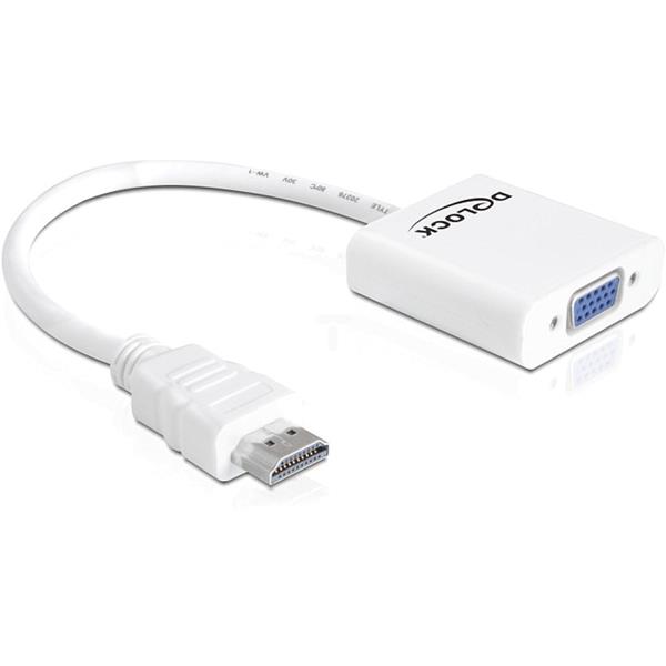 Adapter HDMI-A (M) - VGA D-Sub15 (F) 25cm