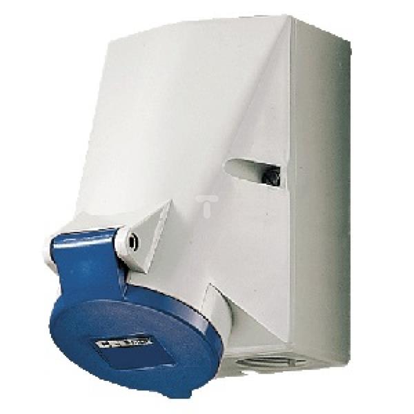 Gniazdo naścienne 2-częściowe 32A 4p 9h 230V IP44 zaciski śrubowe MEN1424