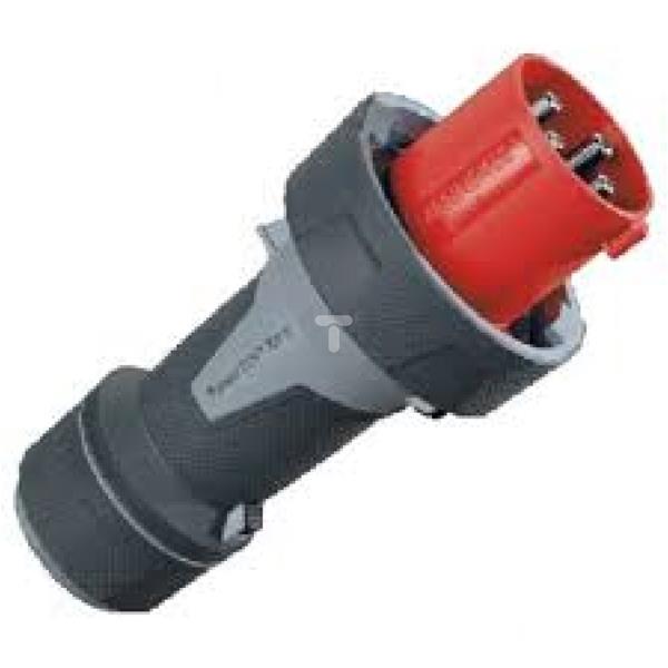 Wtyczka PowerTOP Xtra 63A 4p 6h 400V IP67 zaciski śrubowe styki niklowane MEN13206