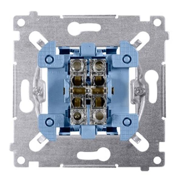 Simon 54 Przycisk podwójny zwierny mechanizm 10AX 250V SP2M WMDL-0P1xx2-0xx