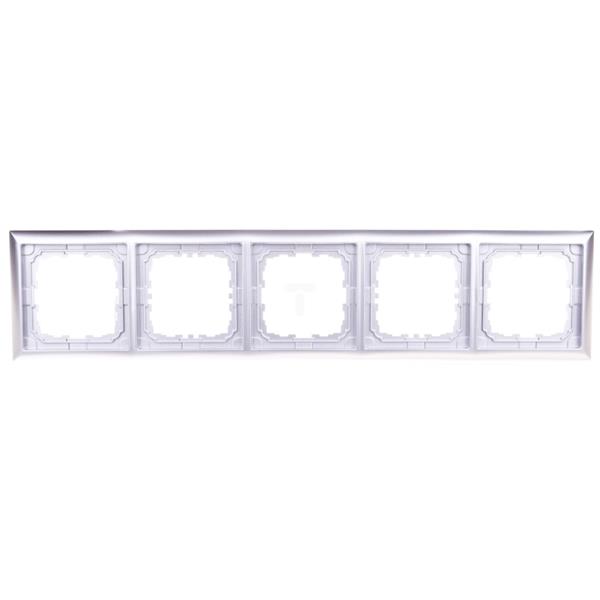 KOS66 Ramka pięciokrotna aluminium 664085