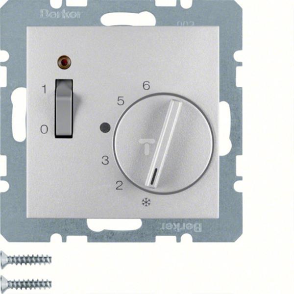 B.1/B.3/B.7 Glas Regulator temperatury z elementem centralnym i łącznikiem aluminium 20301404