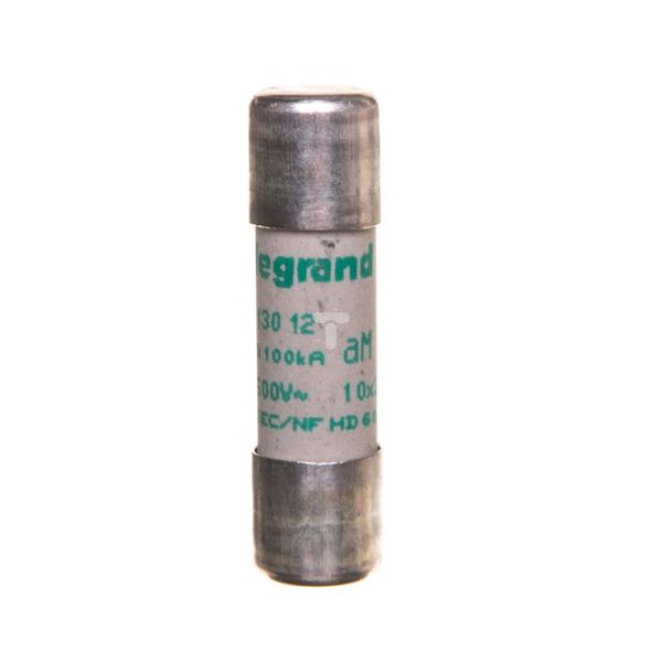Wkładka bezpiecznikowa cylindryczna 10x38mm 12A aM 500V HPC 013012