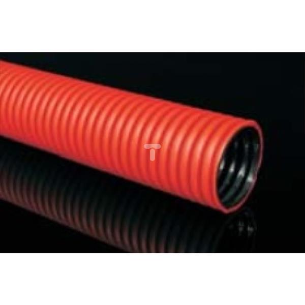 Rura karbowana z podwójnym plaszczem KOPOFLEX KF 450N 160/136mm czerwona 09160 /50m/