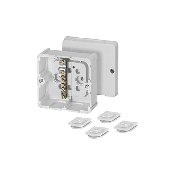 Puszka do wyrównania potencjału w instalacjach wewnętrznych IP54 szara z zaciskami 1-biegunowa 1x25+4x10 mm2 DP 9026 6000039