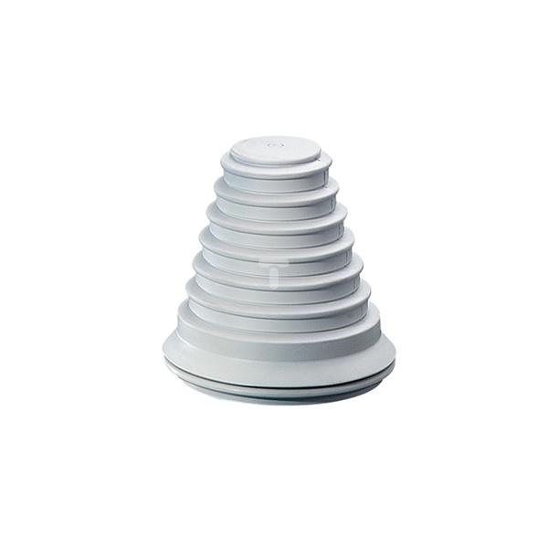 Dławnica wciskana IP65 wielozakresowa uzczelnienie 30-72mm do instalacji wewnętrznych szara KST 70 /10 HPL00399 /10szt./