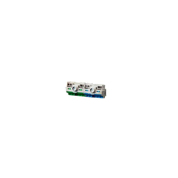 Zacisk bezśrubowy PE i N - Fixconnect 2x(1x25mm2+4x4mm2) do rozdzielnic KV - 3 moduły KV FC 03 61000725