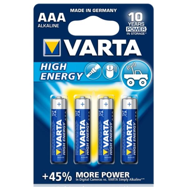 Bateria alkaliczna LR03 / AAA HIGH ENERGY /4 szt./