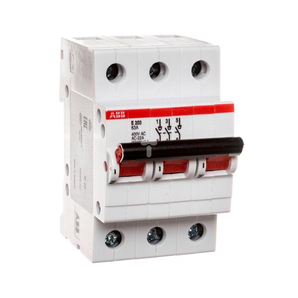 Rozłącznik modułowy 63A 3P E203/63A 2CDE283001R0063