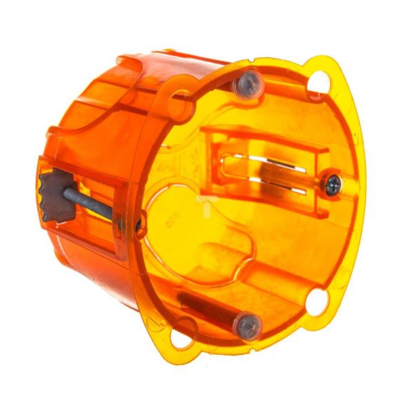 Batibox Puszka podtynkowa 67mm 67x50mm pomarańczowa 080121