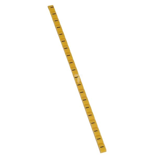 Oznacznik przewodów DUPLIX symbol /-/ żółty 038443 /600szt/