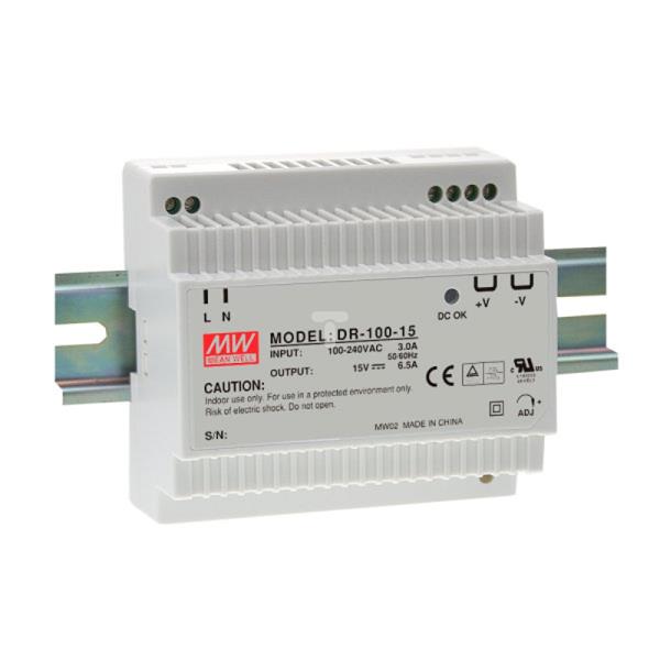 Zasilacz impulsowy 85-264V AC/ 24V DC 4,2A 108W DR-100-24