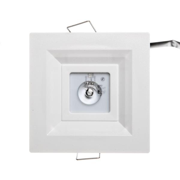 Oprawa LOVATO P ECO LED 3W 315lm opt. otwarta 1h jednozadaniowa biała LVPO/3W/E/1/SE/X/WH