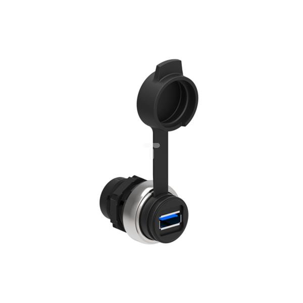 Gniazdo fi22mm USB, typ 3.0, połączenie A/A LPCD01