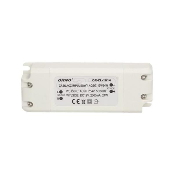 Zasilacz LED 12V DC 24W 2A IP20 OR-ZL-1614