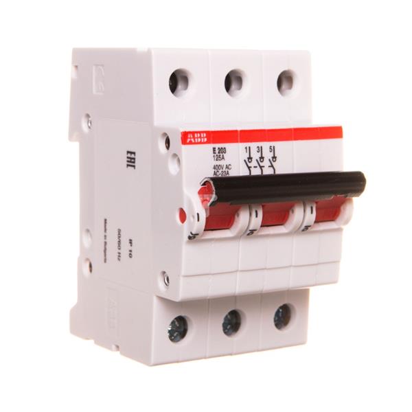 Rozłącznik modułowy 125A 3P E203/125A 2CDE283001R0125