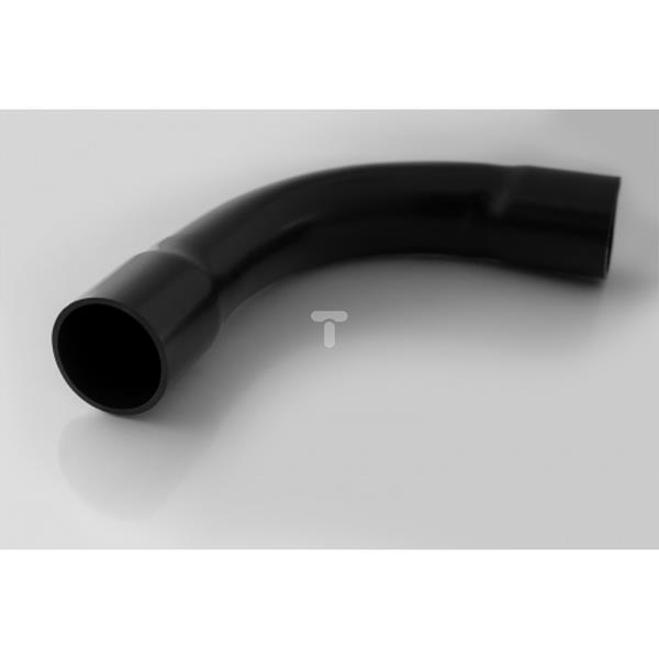 Kolanko dwukielichowe czarne fi50mm KOL 2 KIEL 50 CZ 10785