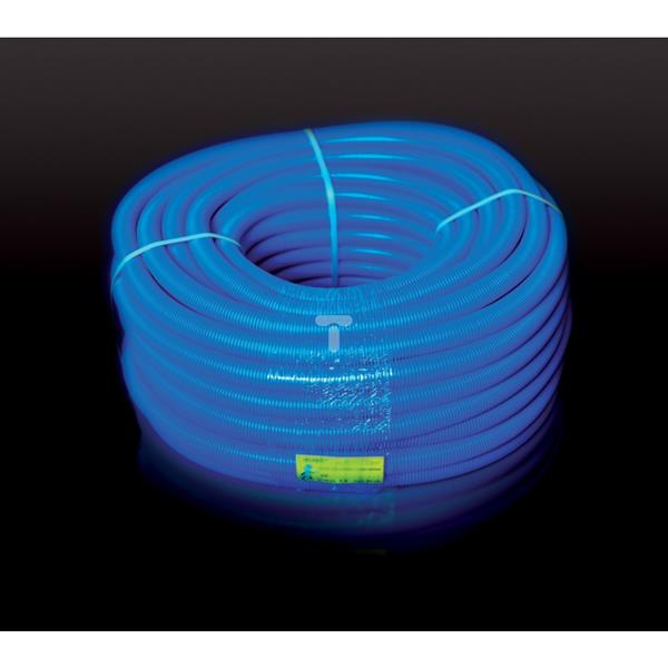 Rura karbowana PP niebieska fi25/21mm 10245 /50m/