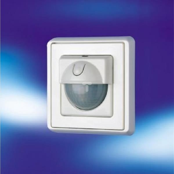 Czujnik ruchu i zmierzchu na podczerwień 8 metrów 1000W 230-240V 50Hz IP20 podtynkowy IR 180 UP 750114