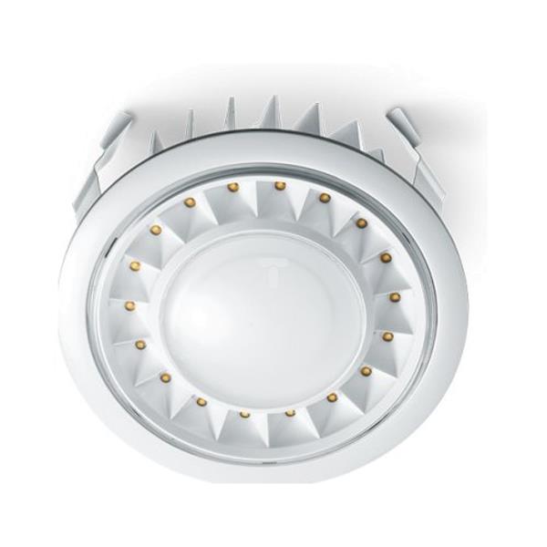 Oprawa LED downlight bez czujnika 22W 1400lm 230-240V 50Hz IP20 RS PRO DL LED 22W SLAVE 007775