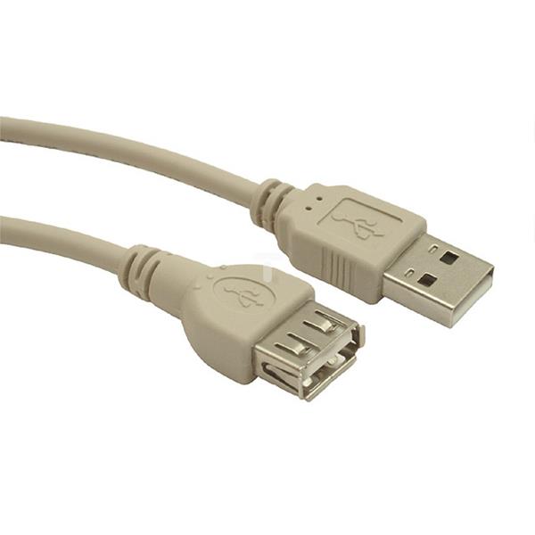 Kabel przedłużający USB 2.0 A (M) - USB A (F) 75cm szary CC-USB2-AMAF-75CM/300