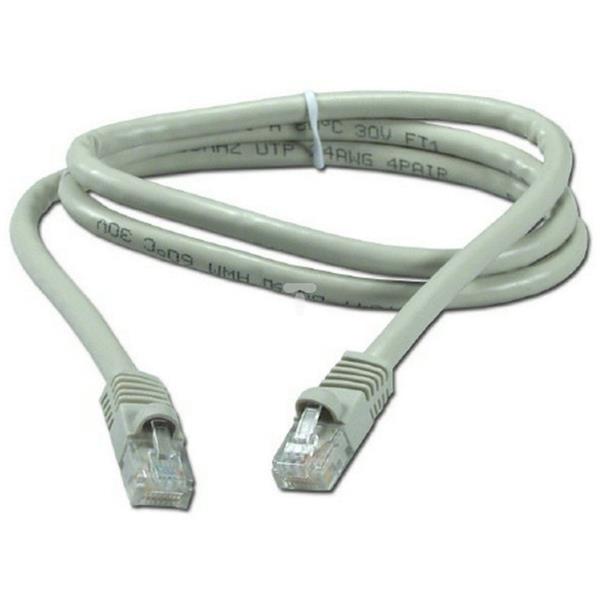 Kabel krosowy patchcord U/UTP kat.5e szary 10m PP12-10M