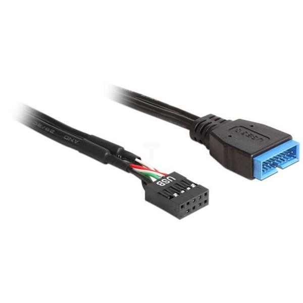 Przedłużacz USB PIN HEADER USB 3.0 19-pin - USB 2.0 9-pin 30cm 83281