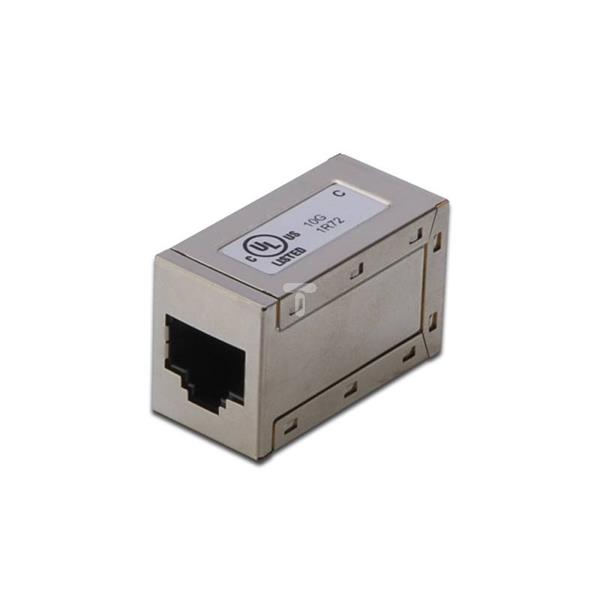 Adapter (przelotka) RJ45/RJ45 kat.6A ekranowany DN-93905