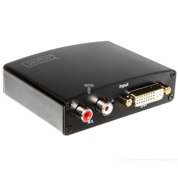 Konwerter sygnału DVI do HDMI, z audio (2xRCA) DS-40230