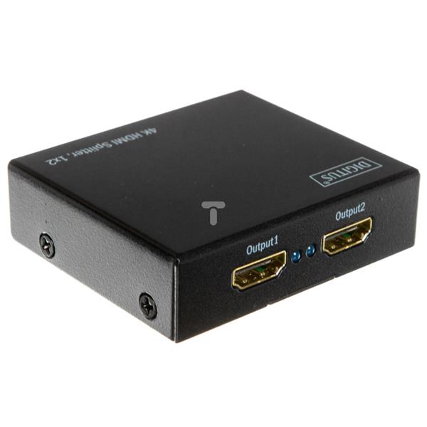 Rozdzielacz/Splitter HDMI 4K Ultra HD 3D, HDCP, 1/2-portowy DS-46304