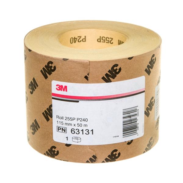 Papier ścierny w rolce 255P P240 115mm x 50m PN63131 GC801023976