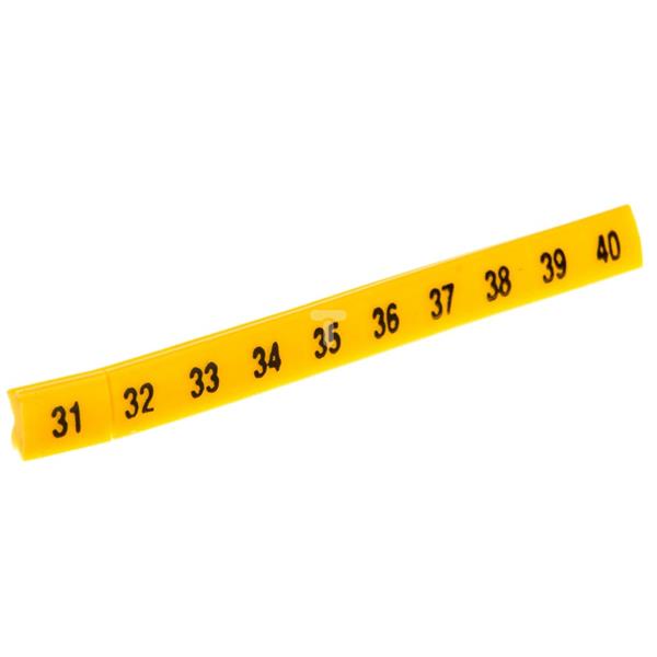 Oznacznik do złączek EZ-6/31-40 żółty R34RR-02050102800 /100szt./