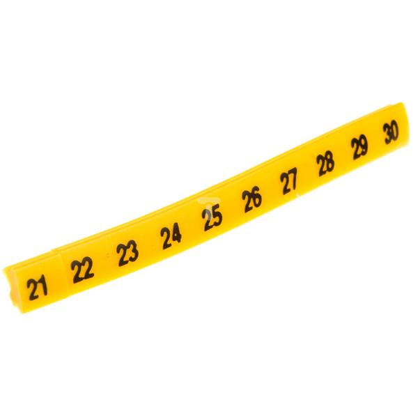 Oznacznik do złączek EZ-6/21-30 żółty R34RR-02050102700 /100szt./