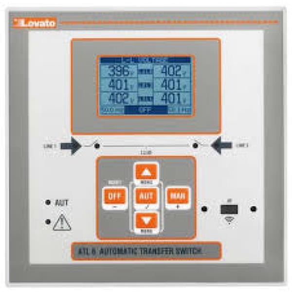 Automatyczny przełącznik sieci 12-24V DC/ 100-240V AC obudowa 144x144mm do rozbudowy modułami EXP ATL610