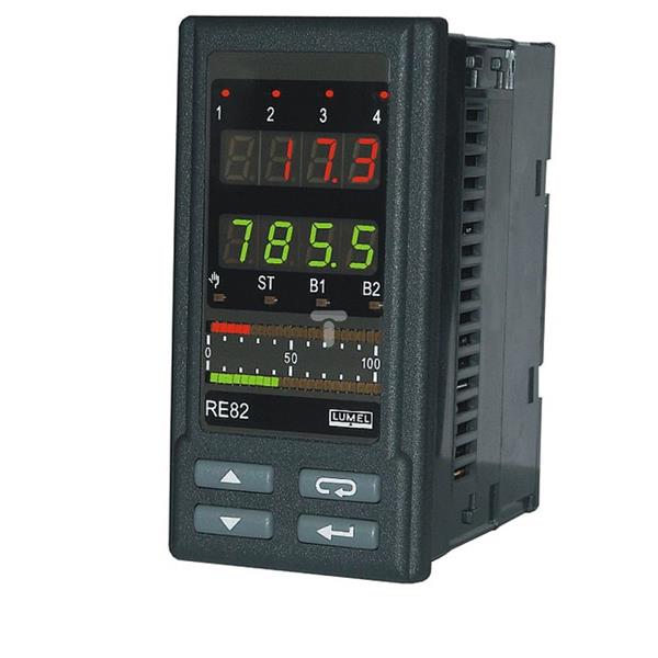 Regulator temperatury 2xwyj. ciągłe 0/4-20mA, bez wyjścia zasil. 20-40V AC/DC RE82 330200P0